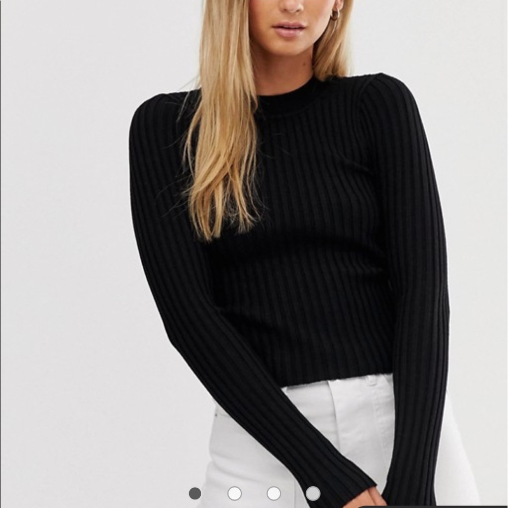 NWT Tight Ribbed Sweater